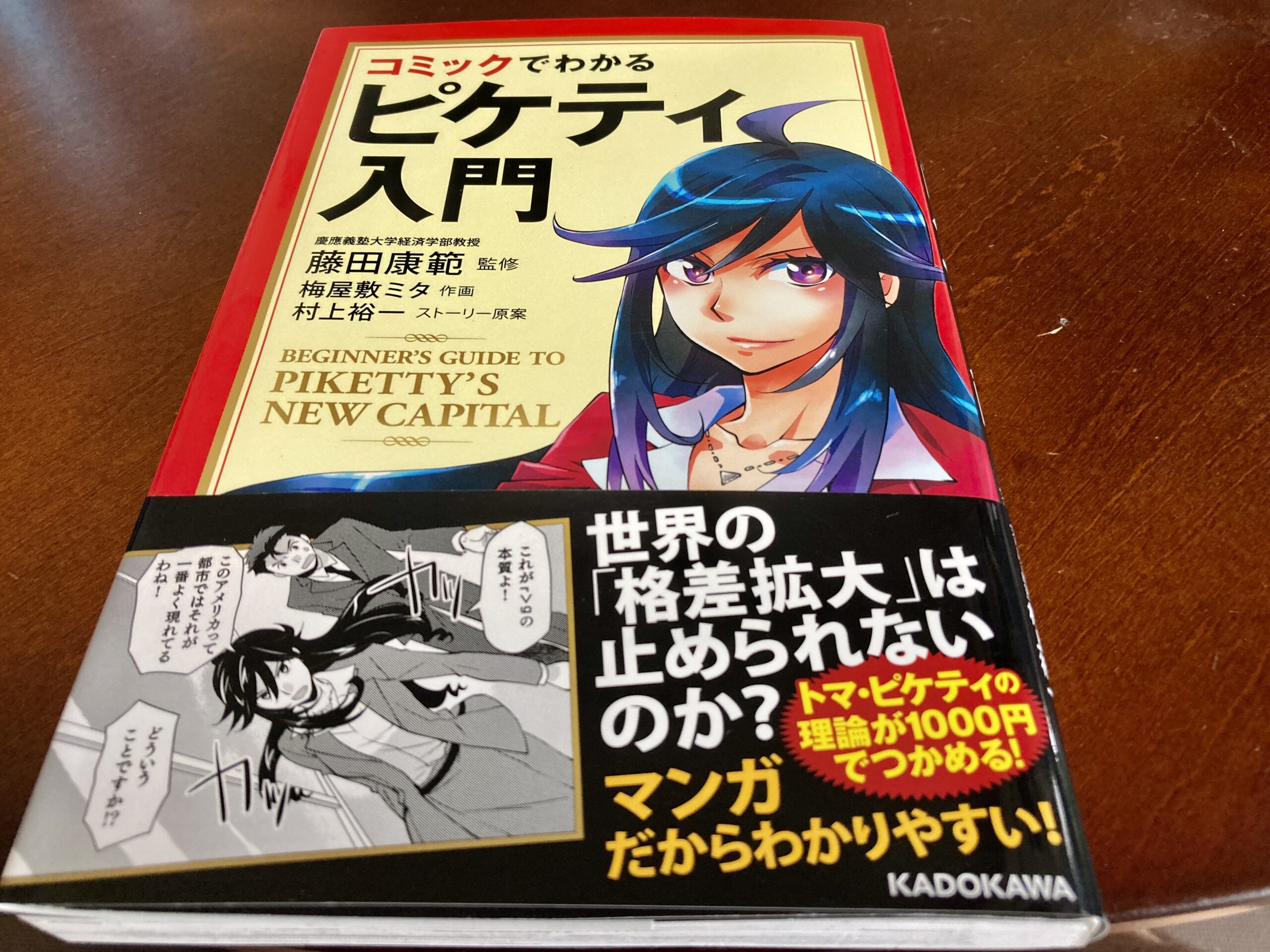 資本主義の本質とは コミックでわかるピケティ入門 Kadokawa なんかいろいろ生活blog